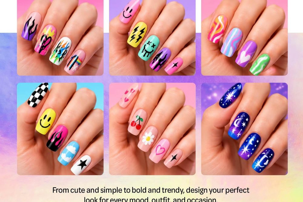 Nail art for beginners: five designs that survive a shaky hand
